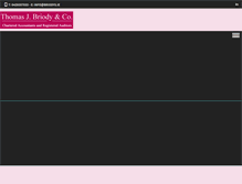 Tablet Screenshot of briodys.ie